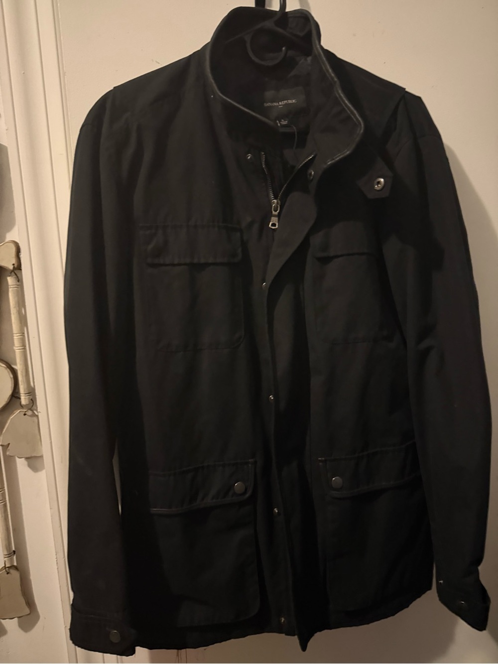 Black Military Field Jacket